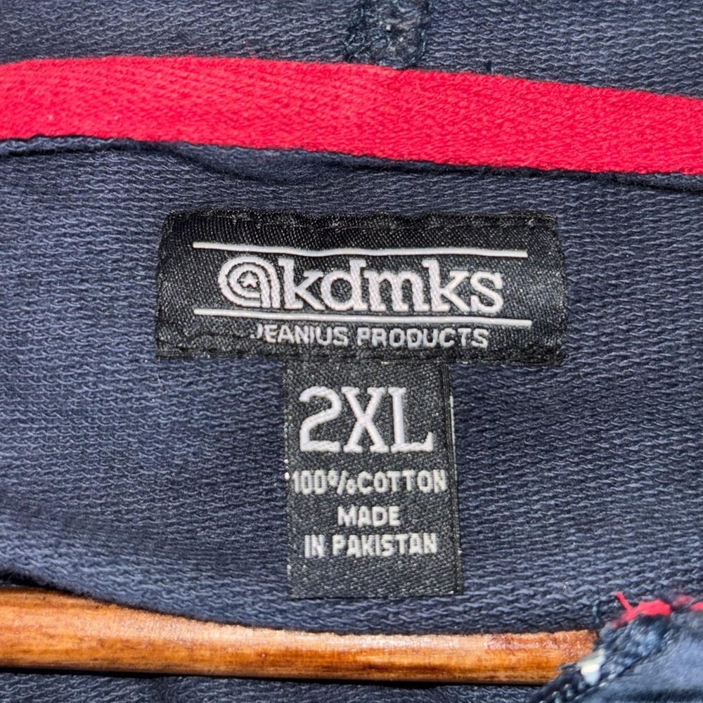 AKADEMIKS Vintage Y2K Embroidered Hoodie Jacket Full Zip Streetwear Men's 2XL‎ - Picture 3 of 12